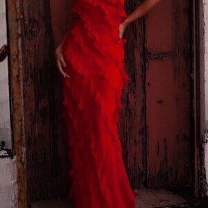 Rat & Boa Cecelia Dress Sz XXS (Red)